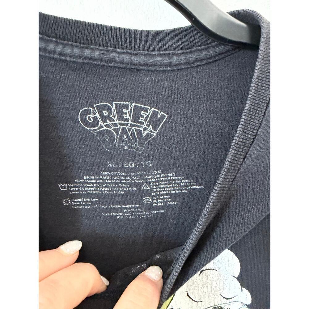Green Day T Shirt Dookie Graphic Crew Neck Pullover Gray Size XL - Picture 6 of 6